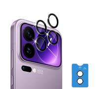 GEEMEE 2 Piezas 3D Protector de Lente de cámara para Xiaomi Mi 17 Pro, 9H Dureza Anti-Arañazos Anti-Caídas HD Film Anti-Rasguños Cristal Vidrio Templado Protector de Cámara