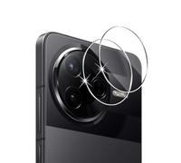 GEEMEE 2 Piezas 3D Protector de Lente de cámara para Xiaomi Poco F7 Pro/F7 Ultra, 9H Dureza Anti-Arañazos Anti-Caídas HD Film Anti-Rasguños Cristal Vidrio Templado Protector de Cámara
