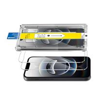 GEEMEE 2 Piezas para iPhone 16E/iPhone 17E Protector Pantalla, Alineación Automática para Una Instalación Rápida, Cristal Templado Dureza 9H, Cristal Vidrio Templado Sin, con Kit de Fácil Instalación