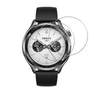 GEEMEE 2 Piezas para Xiaomi Watch S4/S3/Garmin Forerunner 165/165 Music/Amazfit Cheetah Pro Cristal Templado Protector de Pantalla, HD 9H Vidrio Templado, Anti-Burbujas Cristal Templado Protector