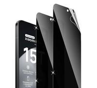 GEEMEE 2 Piezas Protector de Pantalla de Privacidad para Xiaomi Mi 15T/15T Pro, Anti-espía TPU Película Flexible Soft Sensibilidad Protector