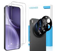 GEEMEE 2 Piezas Protector de Pantalla para Vivo X300 Pro y 2 Piezas Protector de Lente de Cámara, 9H Dureza HD Cristal Templado Anti-Arañazos Sin Burbujas Vidrio Templado Protectora