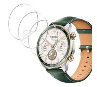 GEEMEE 3 Piezas para Honor Watch 5 Pro Protector de Pantalla, de película Flexible Ultra HD TPU antihuellas Dactilares a Prueba de explosiones con Borde Curvo