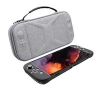 GEEMEE Funda para Nintendo Switch 2 (2025) Accesorios, Travel Case Cubierta Protectora Dura, Bolsa de Almacenamiento de Textura de Tela Funda de Transporte - Gris