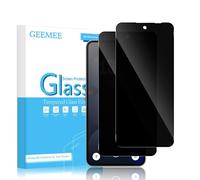 GEEMEE Paquete de 2 protectores de pantalla para Nothing Phone 3A/3A Pro, película de vidrio templado antiespía, dureza 9H, antiarañazos, fácil instalación, película de vidrio templado