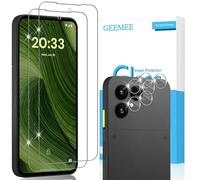 GEEMEE para Fairphone 6 /Fairphone 6 Plus 5G de Pantalla Protector de Lente de cámara, 2 + 2 Pack Cristal Templado Película Vidrio Templado, Instalación Rápida 9H Alta Definicion Glass Protector