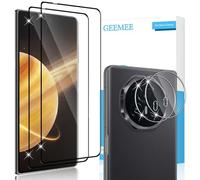 GEEMEE para Honor Magic V3 de Pantalla y Protector de Lente de Cámara, 2+2 Piezas 9H Dureza 3D HD Cristal Templado Anti-Arañazos Vidrio Templado Protectora