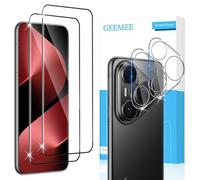 GEEMEE para Huawei Pura 80 Pro 3D Protector de Pantalla de Lente de cámara, 2+2 Piezas Cristal Templado Película Vidrio Templado, Instalación Rápida 9H Alta Definicion Glass Screen Protector