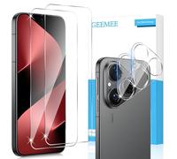 GEEMEE para Huawei Pura 80 Protector de Pantalla + Protector de Lente de cámara, 2+2 Piezas 9H Cristal Templado Película Vidrio Templado, HD Instalación Rápida Glass