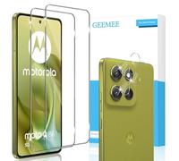GEEMEE para Motorola Moto G86 5G de Pantalla Protector de Lente de cámara, 2 + 2 Pack Cristal Templado Película Vidrio Templado, Instalación Rápida 9H Alta Definicion Glass Screen Protector