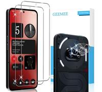 GEEMEE para Nothing Phone 2A / 2A Plus / 2A+ Protector de Pantalla + Protector de Lente de cámara,?2 + 2 Piezas? Templado 9H Alta Definicion Cristal Templado Glass Screen Protector