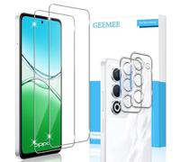 GEEMEE para OPPO A5 4G/5G/OPPO A5m Pantalla Protector de Lente de cámara, 2+2 Piezas Cristal Templado Película Vidrio Templado, Instalación Rápida 9H Alta Definicion Glass Screen Protector
