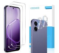GEEMEE para OPPO A6x / A6k 4G / 5G Protector de Pantalla de Lente de cámara, 2+2 Piezas Cristal Templado Película Vidrio Templado, Instalación Rápida 9H Alta Definicion Glass Screen Protector