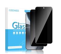 GEEMEE para OPPO Find X9 Protector de Pantalla de Privacidad, 2 Piezas Anti-espía Alta Sensibilidad, Sin Burbujas Cristal Templado Screen Protector