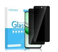 GEEMEE para Realme C75 4G/5G/Realme 14x 5G Protector de Pantalla de Privacidad, 2 Piezas Anti-espía Alta Sensibilidad, Sin Burbujas Cristal Templado Screen Protector