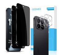 GEEMEE para Xiaomi Mi 17T Pro/15T Pro/15T Protector de Pantalla de Privacidad, 2+2 Piezas Anti-espía Protector+ Protector de Lente de cámara, Sin Burbujas Cristal Vidrio Templado Film