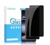 GEEMEE para Xiaomi Redmi Note 14S Protector de Pantalla de Privacidad, 2 Piezas Anti-espía Alta Sensibilidad, Sin Burbujas Anti-espía Cristal Templado Screen Protector