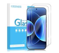 GEEMEE Película protectora de pantalla para Xiaomi Mi 17 Pro Max, película protectora de vidrio templado de dureza 9H, protector de pantalla de vidrio transparente HD, sin burbujas, antiarañazos