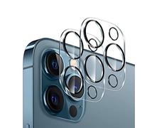 GEEMEE Protector de Lente de cámara para iPhone 12 Pro MAX,2 Pack Cristal Película Vidrio Templado Dureza 9H Alta Sensibilidad Cubierta Completa Screen Protector Film