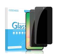 GEEMEE Protector de pantalla de privacidad para Samsung Galaxy A56/A36/A37 5G, dureza 9H, película de vidrio templado antiespía, antiarañazos, fácil instalación, paquete de 2