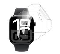 GEEMEE Protector de Pantalla para Apple Watch Series 11 (2025) Series 10 42mm, 3 Piezas de película Flexible Ultra HD TPU antihuellas Dactilares a Prueba de explosiones con Borde Curvo