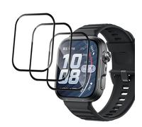 GEEMEE Protector de Pantalla para Huawei Watch Fit 5 Pro, 3 Pack Borde Curvo 3D, Antiarañazos, Sin Burbujas,HD Película Protectora Flexible Ultra Irrompible Antiarañazos-Negro