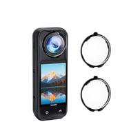 GEEMEE Protector de Pantalla para Insta360 X5 Pro y Protector de Lente de cámara, 2 Piezas Vidrio Templado 9H Alta Definicion Cristal Templado, Sin Burbujas Glass Screen