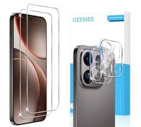 GEEMEE Protector de Pantalla para OPPO Find X9 Pro de Lente de cámara, 2+2 Pack Cristal Templado Película Vidrio Templado, Instalación Rápida 9H Alta Definicion