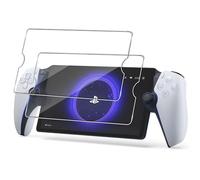 GEEMEE Protector de Pantalla para Sony PS5 Playstation Portal, 2 Pack 9H Dureza Anti-Arañazos Sin Burbujas Cristal Vidrio Templado Protector de Pantalla -Transparente