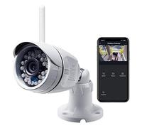 Geeni Hawk - Cámara de Seguridad para Exteriores | IP66 Resistente a la Intemperie WiFi con visión Nocturna, Audio de 2 vías y detección de Movimiento, Compatible con Alexa y Google Home