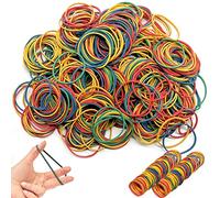 GEERDAN 500 Piezas Gomas Elásticas, Bandas Colores de Goma, Goma Elástica 38mm, para Oficina y Artículos Escolares