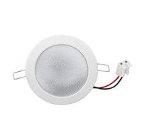 GEERYZHE Altavoz de Techo de Montaje Empotrado de 4 Pulgadas con Diseño de Clamp/Holder de Resorte, Sonido de Alta Fidelidad para Uso Doméstico y Marino, de Música de Techo de Fácil Instalación,