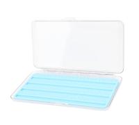 GEERYZHE Caja de Pesca con Mosca con Cierre Magnético, Tapa Transparente de Fácil Agarre, Diseño de una Sola Capa, Almohadilla de Silicona para Moscas, Tamaño Grande para Pescadores