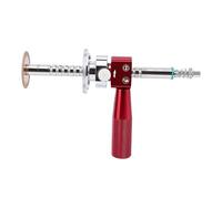 GEERYZHE Cortador de Tubos Interior Kit de Corte de Pared Interno Ajustable de 6-105 Mm con Varilla de Conexión de 1/4", Se Adapta a Taladros Eléctricos Recargables, Rojo para un Posicionamiento