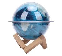 GEERYZHE Humidificador de Luz Nocturna con Soporte | Lámpara LED de Tierra de 3 Modos, Humidificador de 330 Ml con Alimentación USB para Decoración del Dormitorio y el Hogar | Combo de de Escritorio