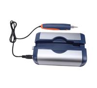 GEERYZHE Kit Completo Cortador Ultrasónico 65W 40kHz con 5 Niveles de Potencia Ajustables, 50 Cuchillas, Tabla de Cortar 5A, Placa Magnética y Papel de Lija para Cortar Varios Materiales (Enchufe de