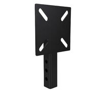 GEERYZHE Placa de Tornillo de Banco de Montaje de Enganche, Soporte de Banco de Mesa Receptor Universal para Remolque de Camión, Se Adapta a Tornillos de Cadena de Parrilla de Cabrestante de Tubería