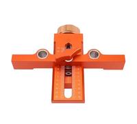 GEERYZHE Plantilla de Montaje para Puerta de Gabinete: Orificio Guía Doble, Herramienta de Posicionamiento Ajustable y Precisa para una Instalación Impecable de Puertas de Gabinete en Proyectos de