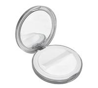 GEERYZHE Recipiente de Polvo Recargable Vacío para Polvo Suelto en y Rubor - Caja de Maquillaje Compacta Portátil con Bocanada de, Tamaño de Viaje 120 Conteo