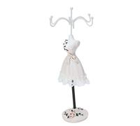 GEERYZHE Soporte de Joyería, Soporte de Soporte de Joyería Soporte Soporte de Soporte de Joyas de Joyería Collar de Almacenamiento Soporte para Muñecas con Soporte Giratorio (Color de champán número