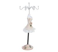 GEERYZHE Soporte de Joyería, Soporte de Soporte de Joyería Soporte Soporte de Soporte de Joyas de Joyería Collar de Almacenamiento Soporte para Muñecas con Soporte Giratorio (Color de champán número