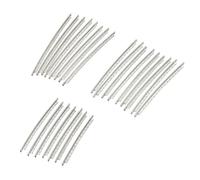 Geesatis - Alambre para trastes de guitarra (24 unidades, cobre, para guitarra clásica vintage, alambre para diapasón (plata), 2,2 mm