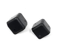 Geesatis - Juego de 8 protectores de esquina de ángulo recto para gabinete, amplificador de guitarra, con tornillos de montaje, altura de 4,7 cm