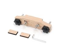Geesatis Luthier Tools - Abrazadera para puente de guitarra de arce, 1 juego de accesorios para guitarra, puente de guitarra, herramienta de repuesto, madera, acero inoxidable