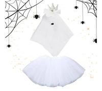 Geese Wedding Outfits, Animal Dress with Bridal Veil and Skirt, White Costume Accessories, Decorative Clothing for Outdoor Holiday Event, Party Lawn Yard Garden Porch Decor