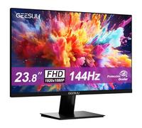 GEESUU Monitor PC 24 Pulgadas, Computer Gaming Pantalla Ordenador 144Hz, Full HD, VESA 75x75mm, 6ms, VA, 99% sRGB, Luz Azul Baja, HDMI 2.0, DP1.2