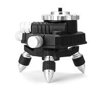 Geevorks 360° Base del Soporte de Nivel Láser,Interfaz de 1/4 '' Soporte de Trípode de Ajuste Fino para Nivel Láser,Trípode de Calidad para Todo Tipo de Nivel
