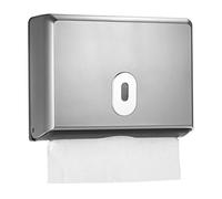 Geevorks Dispensador Papel Secamanos Admite 200 Toallas,Dispensador de Toallas,Diseño de Bloqueo Equipado con una Llave,Dispensador de Toallas de Papel Manual
