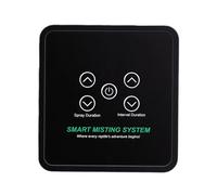 Geevorks Humidificador para Reptiles, Siste ma automático de nebulización, pulverización automática con Temporizador, Control Remoto, boquillas Ajustables de 360 Grados para Cama (Enchufe Europeo)