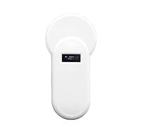 Geevorks Lector de Identificación de Mascotas,Lector de Chips para Mascotas,H01-T 134.2KHz Lector Chip Animales,LED Formato FDX-B Soporta con Zumbador